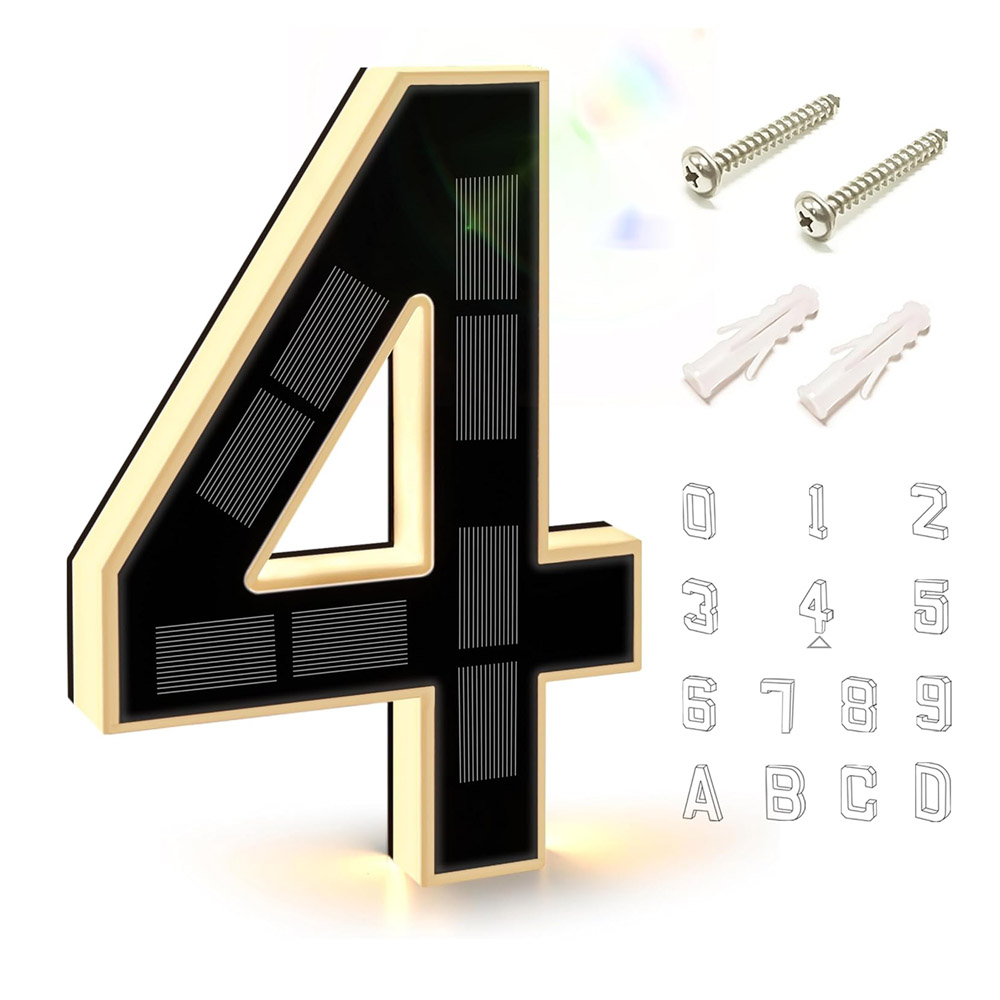 Lighting Decor For House - Солнечный светильник для номера дома 12