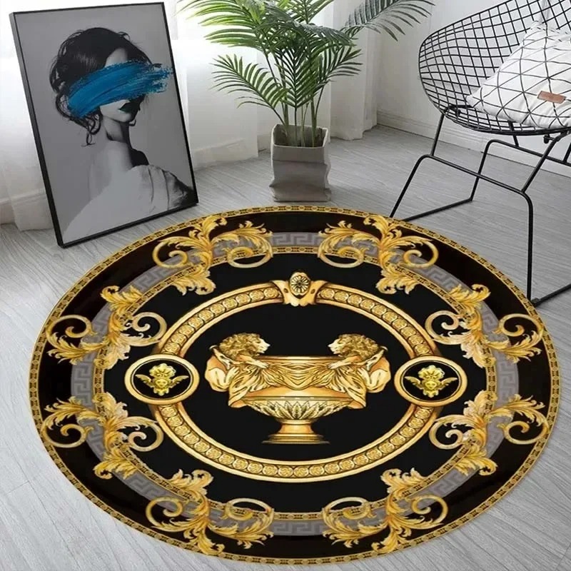 Home Decor Lighting Wholesale - Легкий роскошный позолоченный европейский круглый ковер-дорожка