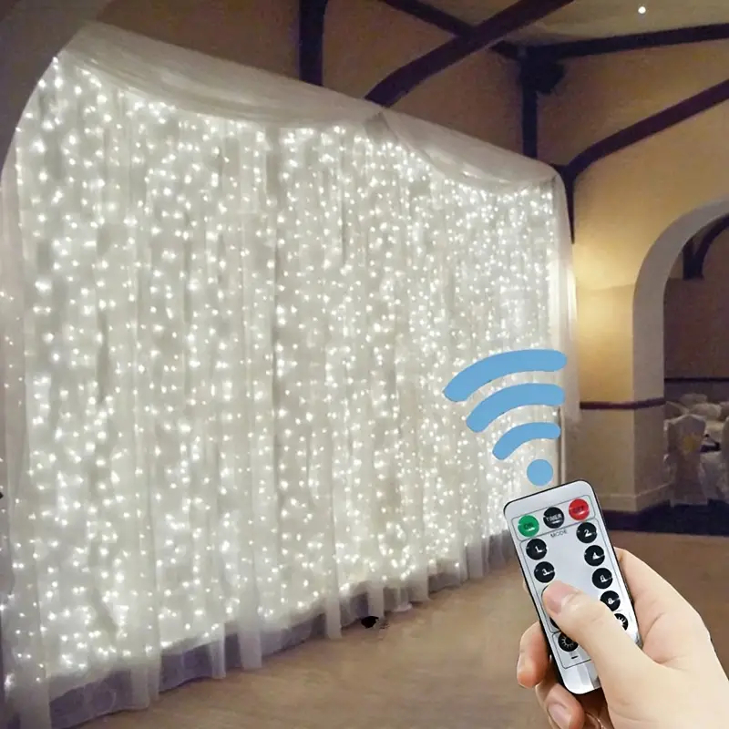 Fairy Light Curtain - 3/4/6 м занавеска светодиодные гирлянды гирлянда