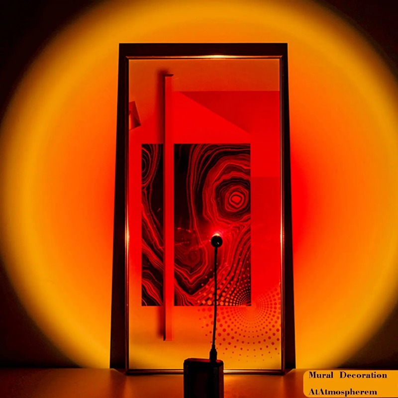 USB проекционная лампа заката, – обзор и цена Sunset Lamp Projection