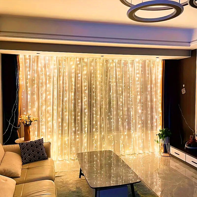 USB светодиодные гирлянды для  – обзор и цена Fairy Light Curtain
