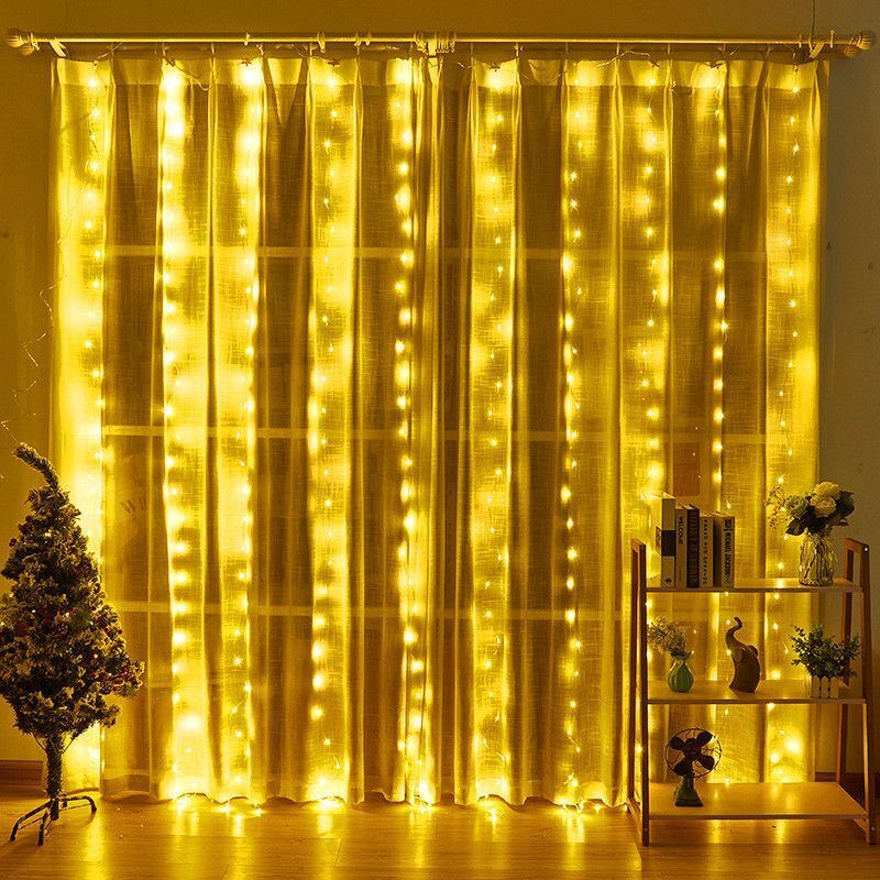 USB светодиодные гирлянды для  – обзор и цена Fairy Light Curtain