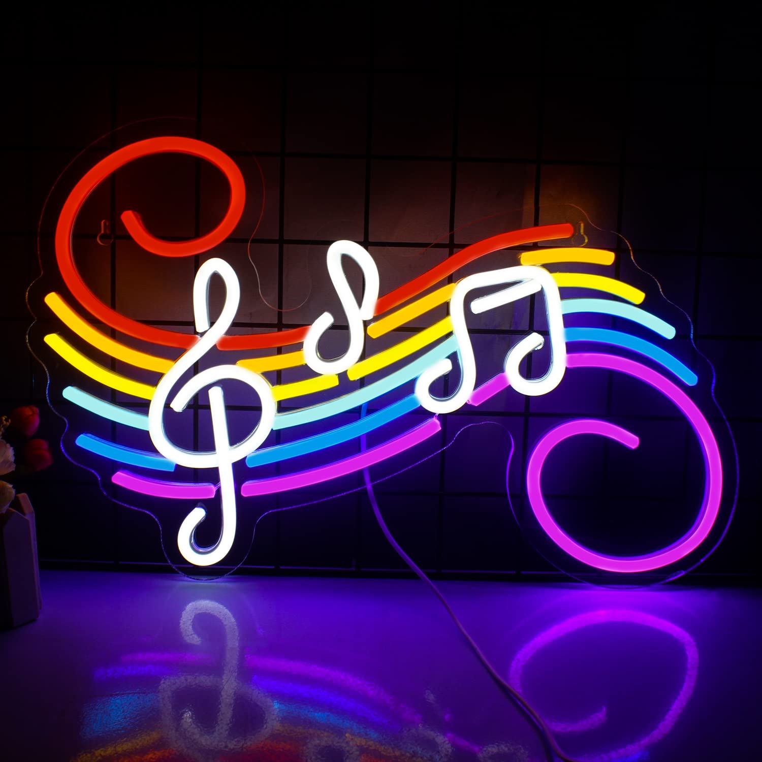 Неоновая вывеска «Музыкальные  – обзор и цена Lighting Decor Wedding