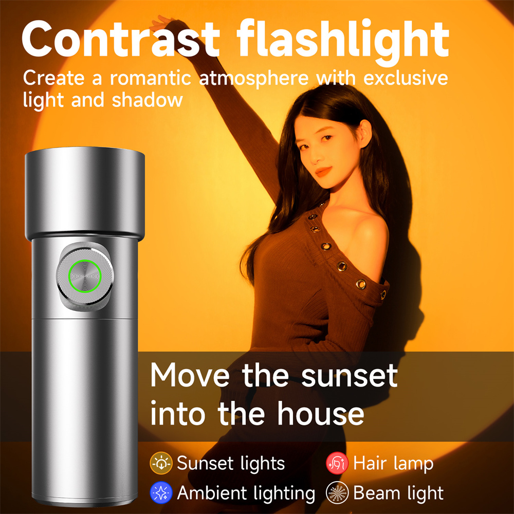 НОВЫЙ Фотосветильник с 4 цвета – обзор и цена Sunset Lamp Projection