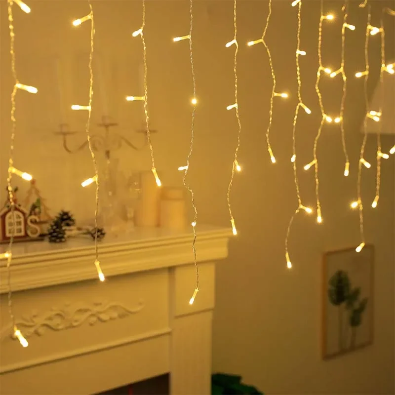 Рождественские огни, наружное  – обзор и цена Fairy Light Curtain