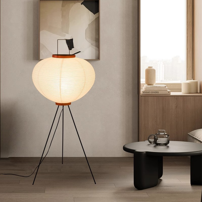 Японский Noguchi Akari Торшер  – обзор и цена Floor Lamp Tripod