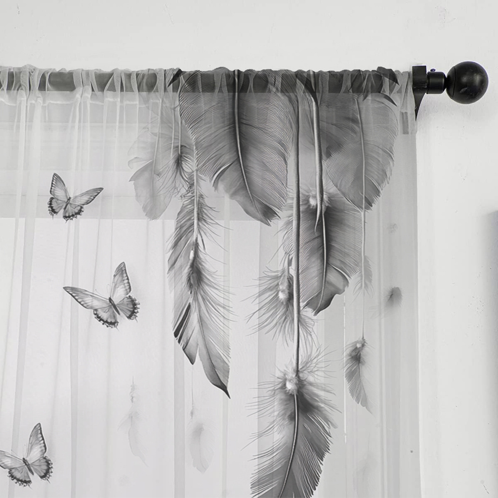 2 шт. Прозрачные шторы с цифро – обзор и цена Fairy Light Curtain
