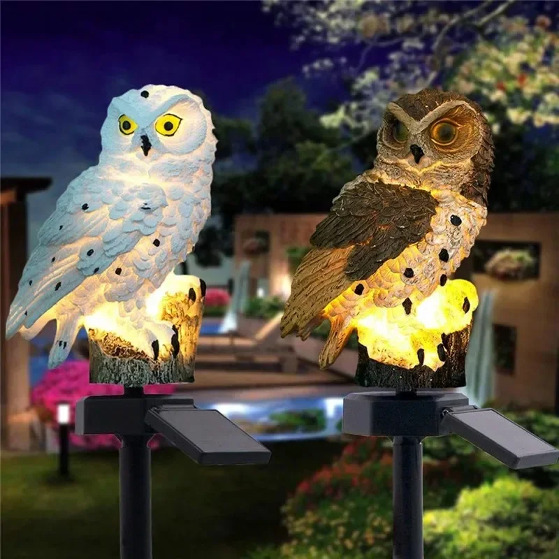 Солнечная статуэтка совы с LED – обзор и цена Lighting Decoration Ideas