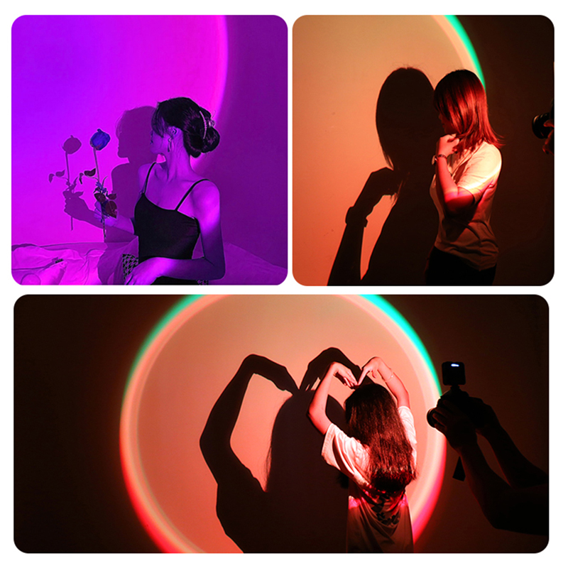 RGB-лампа для создания эффекта – обзор и цена Sunset Lamp Projection