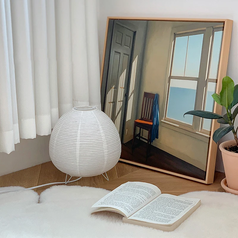 Японский фонарь из рисовой бум – обзор и цена Floor Lamp Tripod