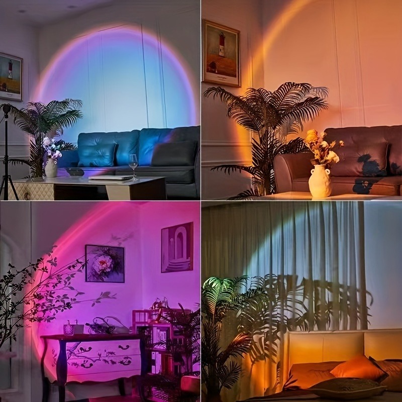 1 шт. Яркая проекционная лампа – обзор и цена Sunset Lamp Projection