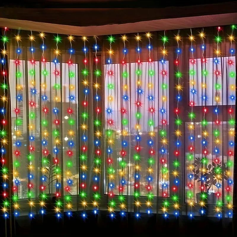 3/4/6 м занавеска светодиодные – обзор и цена Fairy Light Curtain