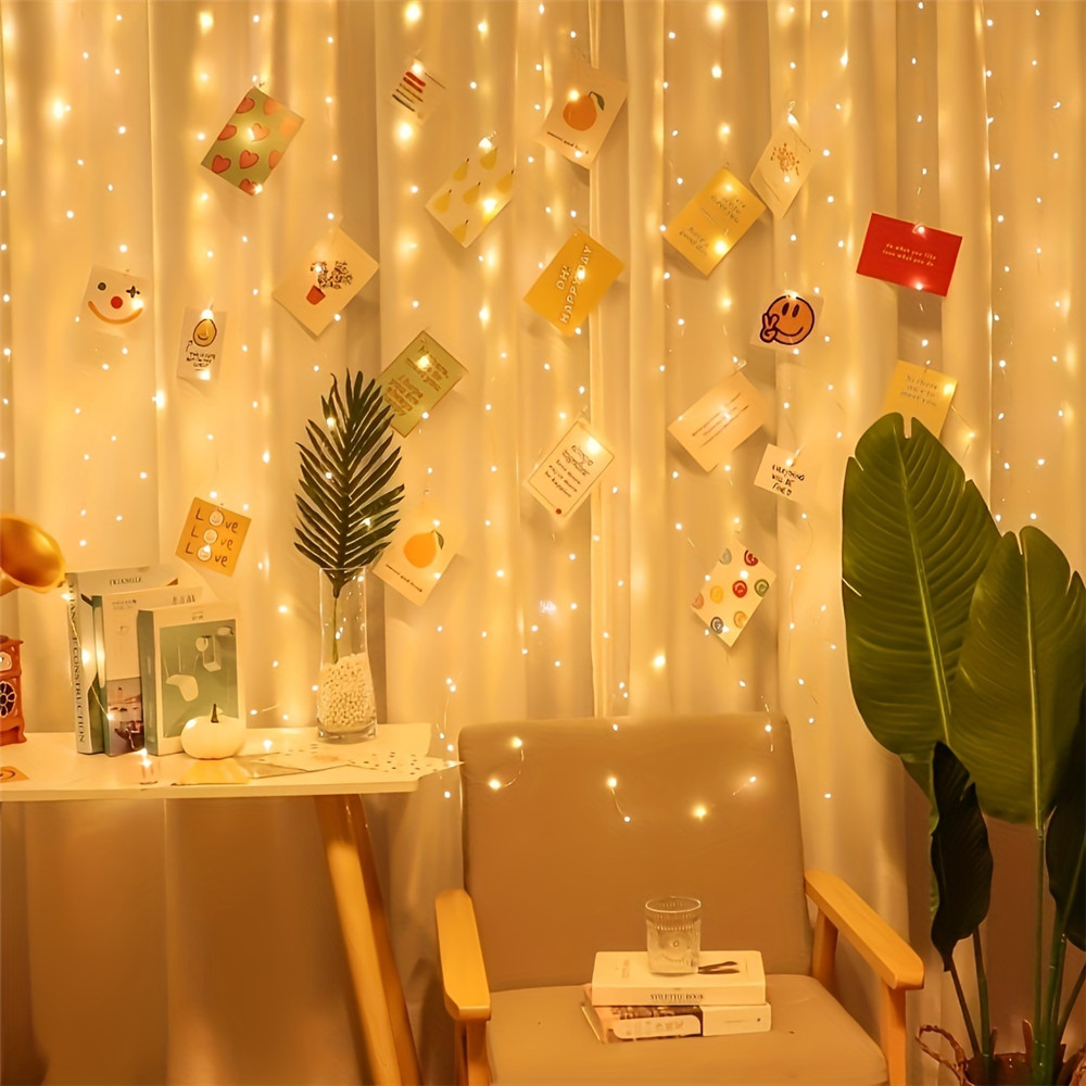 Светодиодная гирлянда-штора на – обзор и цена Fairy Light Curtain