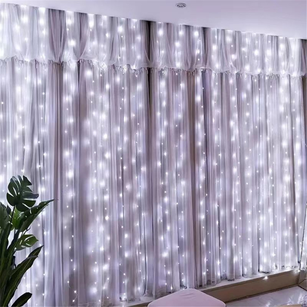 Светодиодная гирлянда-штора на – обзор и цена Fairy Light Curtain