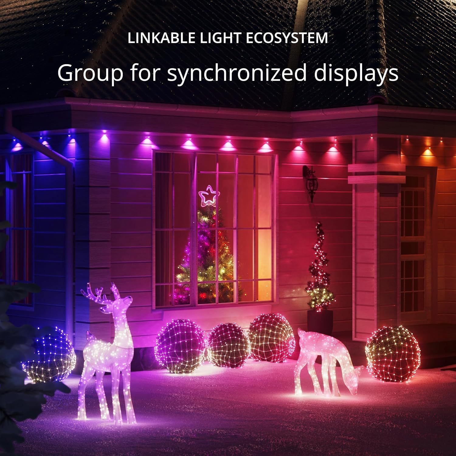Светодиодная сетчатая гирлянда – обзор и цена Fairy Light Curtain