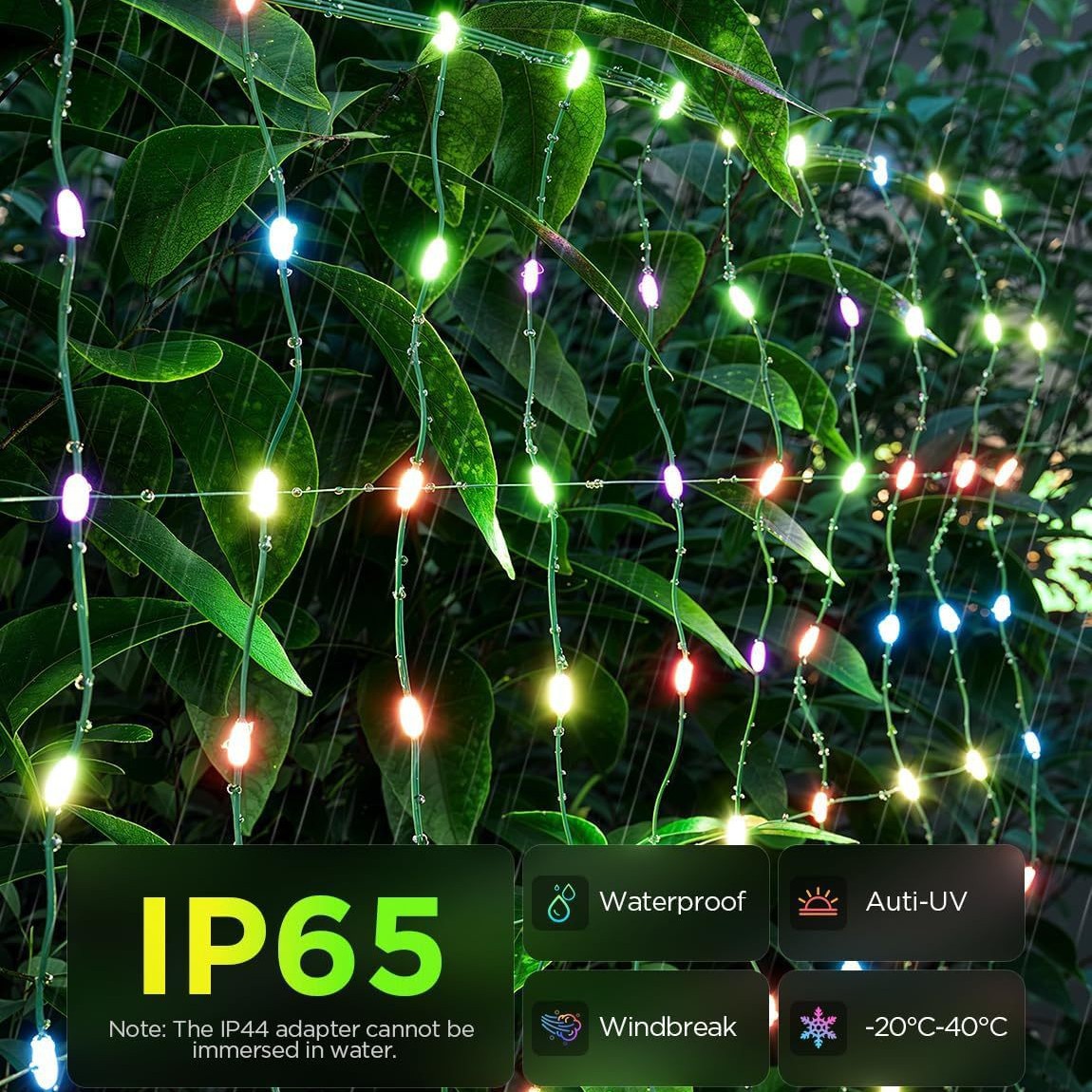 Светодиодная сетчатая гирлянда – обзор и цена Fairy Light Curtain