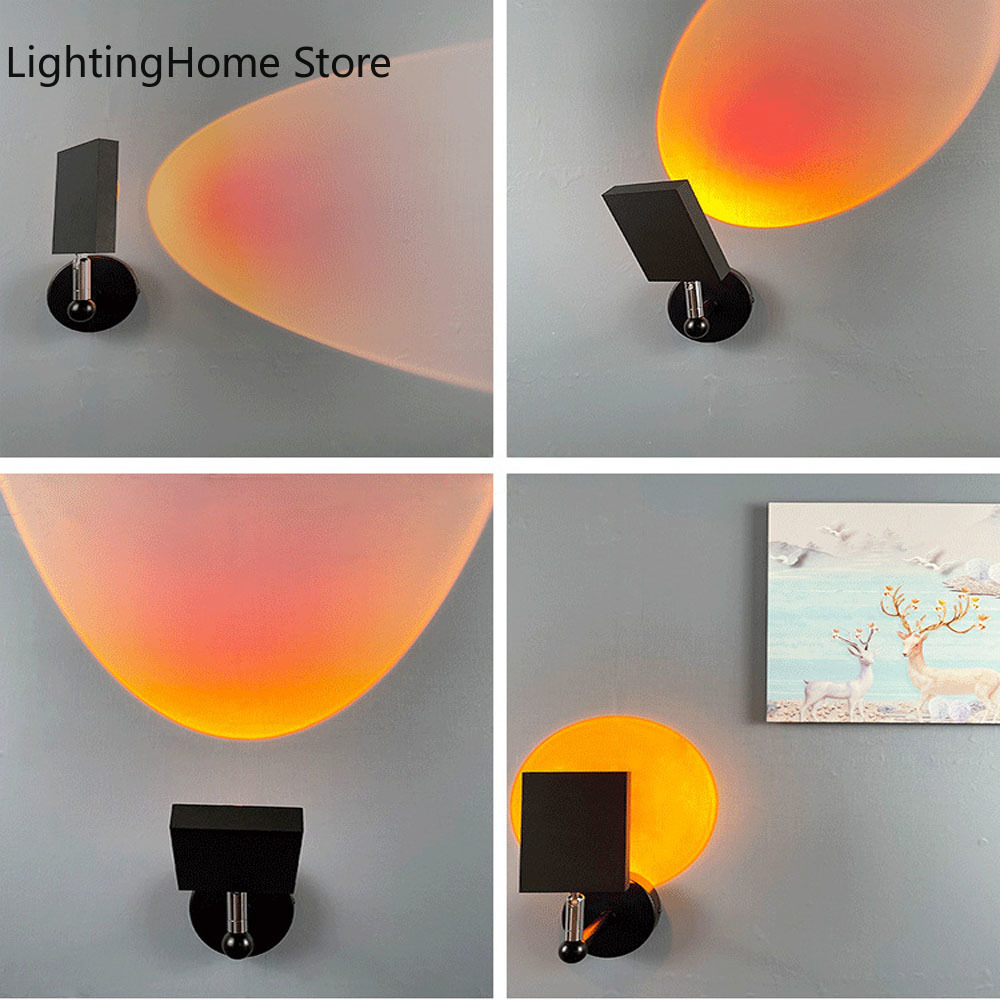Настенный светильник с радужно – обзор и цена Sunset Lamp Projection